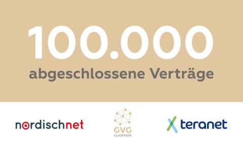Wichtiger Meilenstein: GVG Glasfaser erreicht 100.000 Vertragsschlüsse