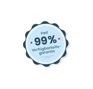 Fast 99% Verfügbarkeitsgarantie.
